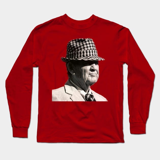bear bryant - role tied bama Long Sleeve T-Shirt by ryanmpete